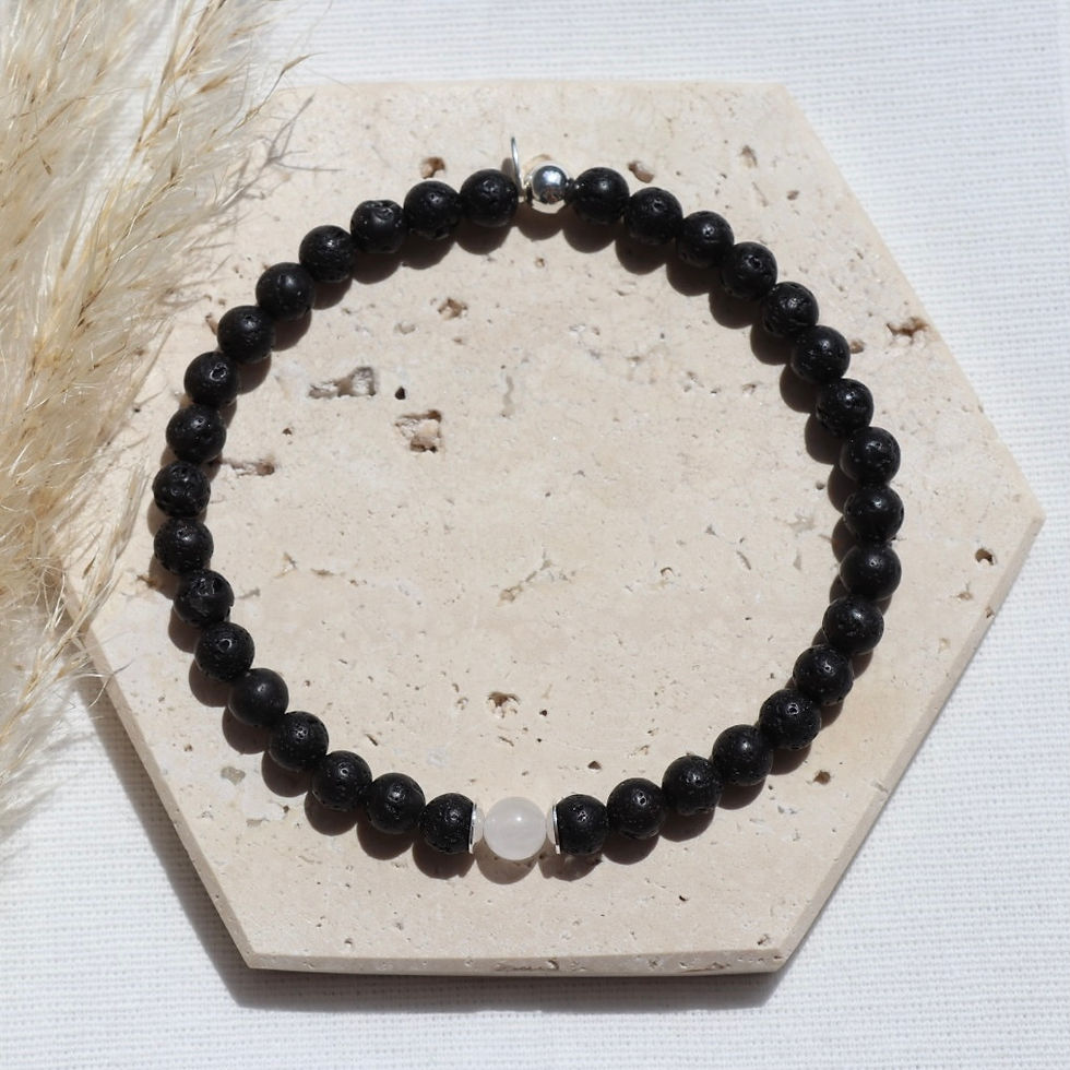 Miniaturbild: Armband Lavastein 