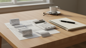Small business owner meeting with an accountant to discuss tax planning, bookkeeping, and financial strategy.