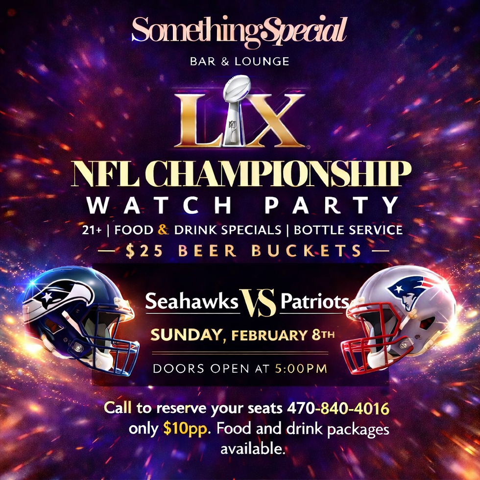 Super Bowl LX watch party announcement