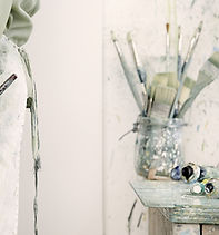Artist Holding a Paintbrush