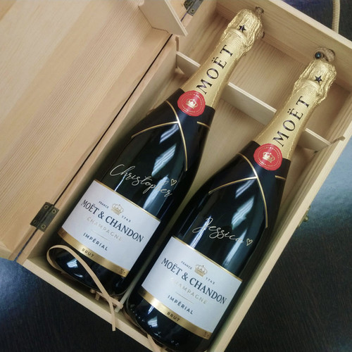 MOËT &amp; CHANDON - アードベッグ ヘビーヴェーパー 箱入り、2本セット MOËT & CHANDON - アードベッグ ヘビーヴェーパー 箱入り、2本