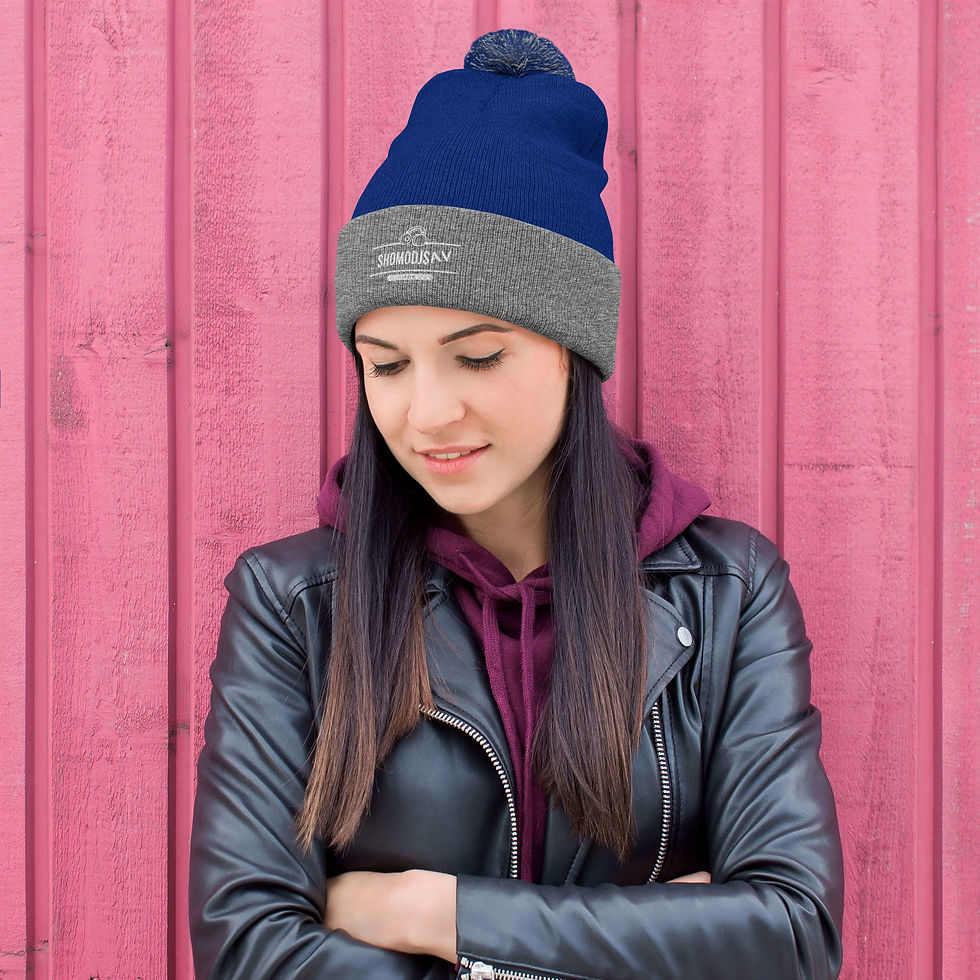 Thumbnail: SHOMODJSAV Pom-Pom Beanie