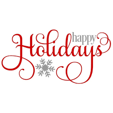 Out for the Holidays!