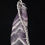 Thumbnail: Amethyst Chevron Stone Wire Wrapped Necklace on Chain 