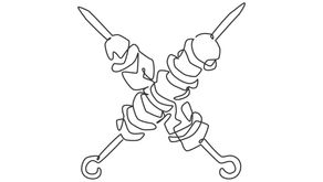 Grilled Chicken and Veggie Kabobs