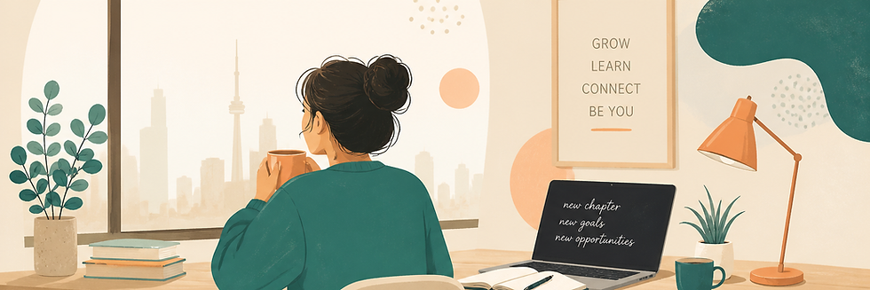 A woman looks out a window as she ponders her future.
