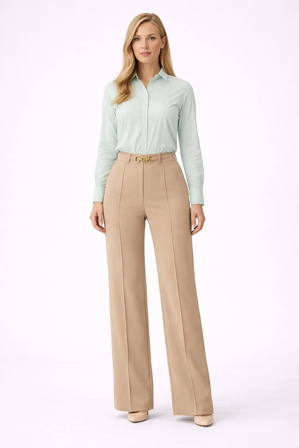 Stretchable Formal & Casual Pants - Beige