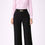 Thumbnail: Stretchable Formal & Casual Pants - Black