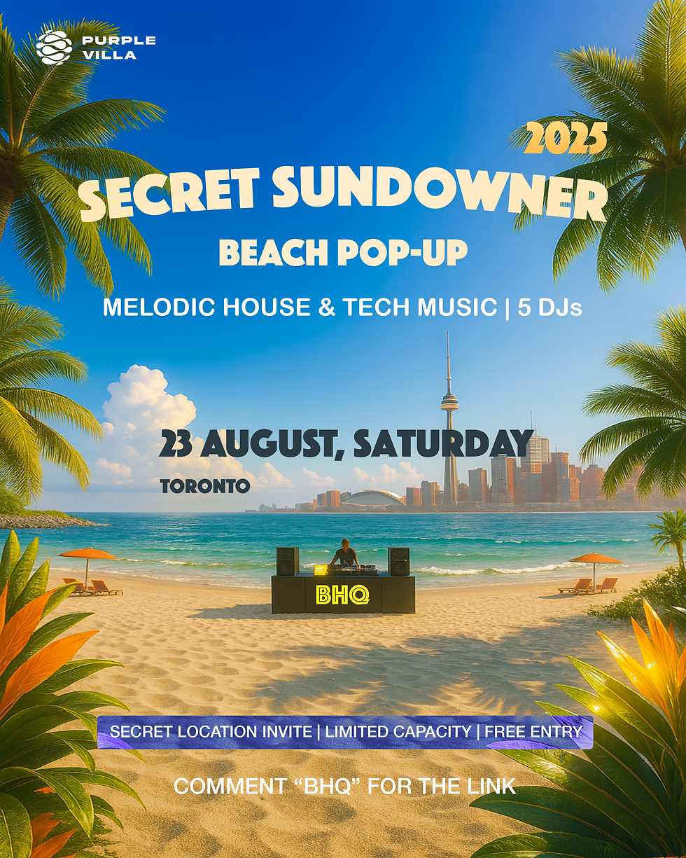 BHQ Secret Sundowner: Beach Popup 2025
