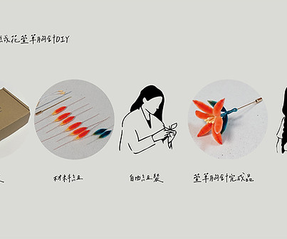 吟遊文創 永續絨花的生活祝福 永續絨花工藝胸針DIY