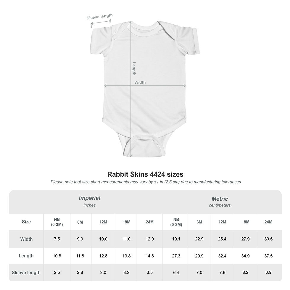 Thumbnail: Infant Fine Jersey Bodysuit (Matching Beanie)