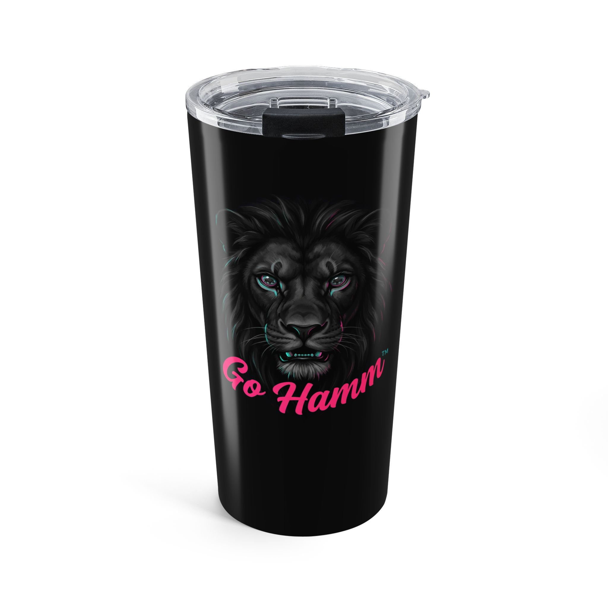 'Go Hamm' 20oz Tumbler - Black Insulated Travel Cup