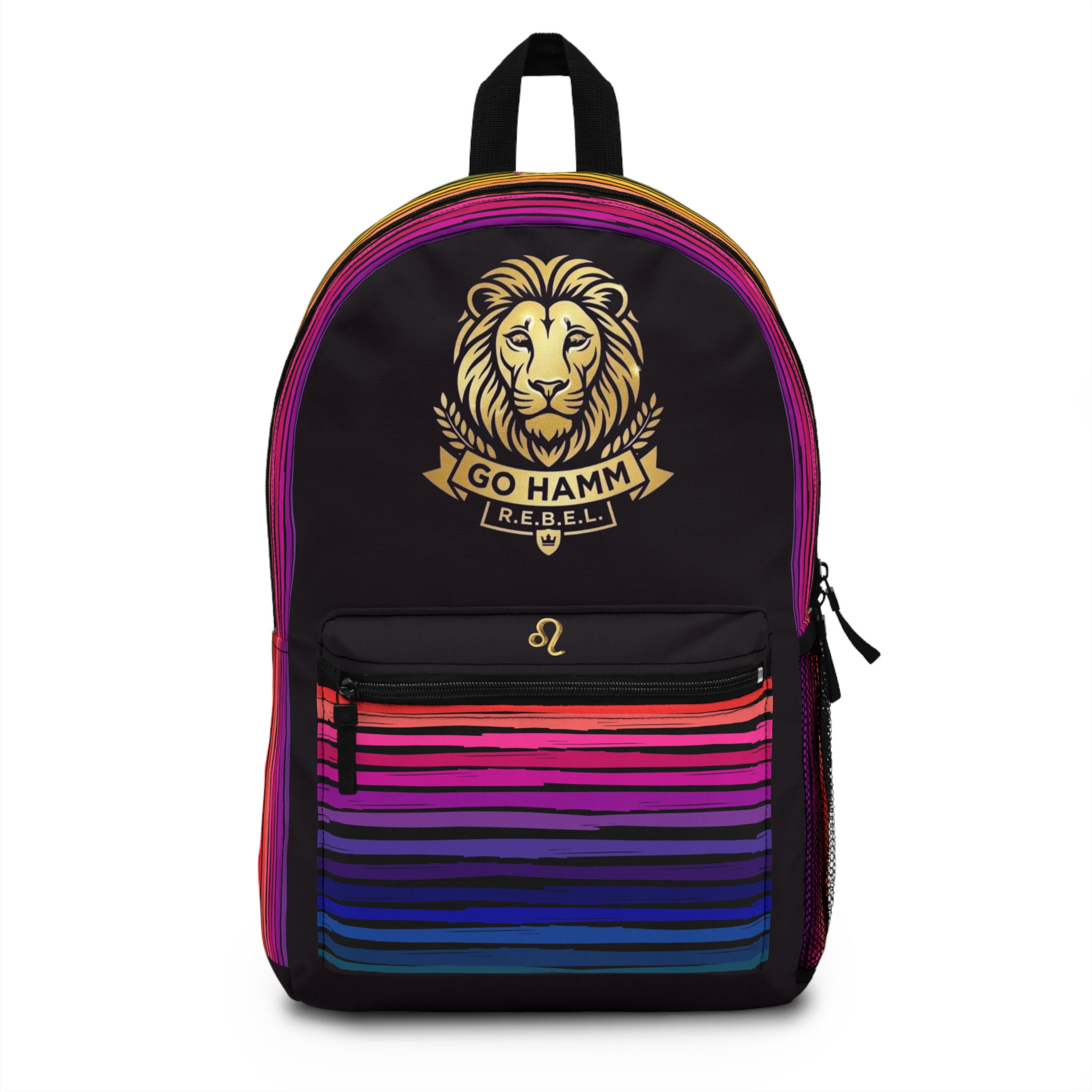 Leo the Lion 'Go Hamm' Backpack — Lionhearted Wild Hog Design