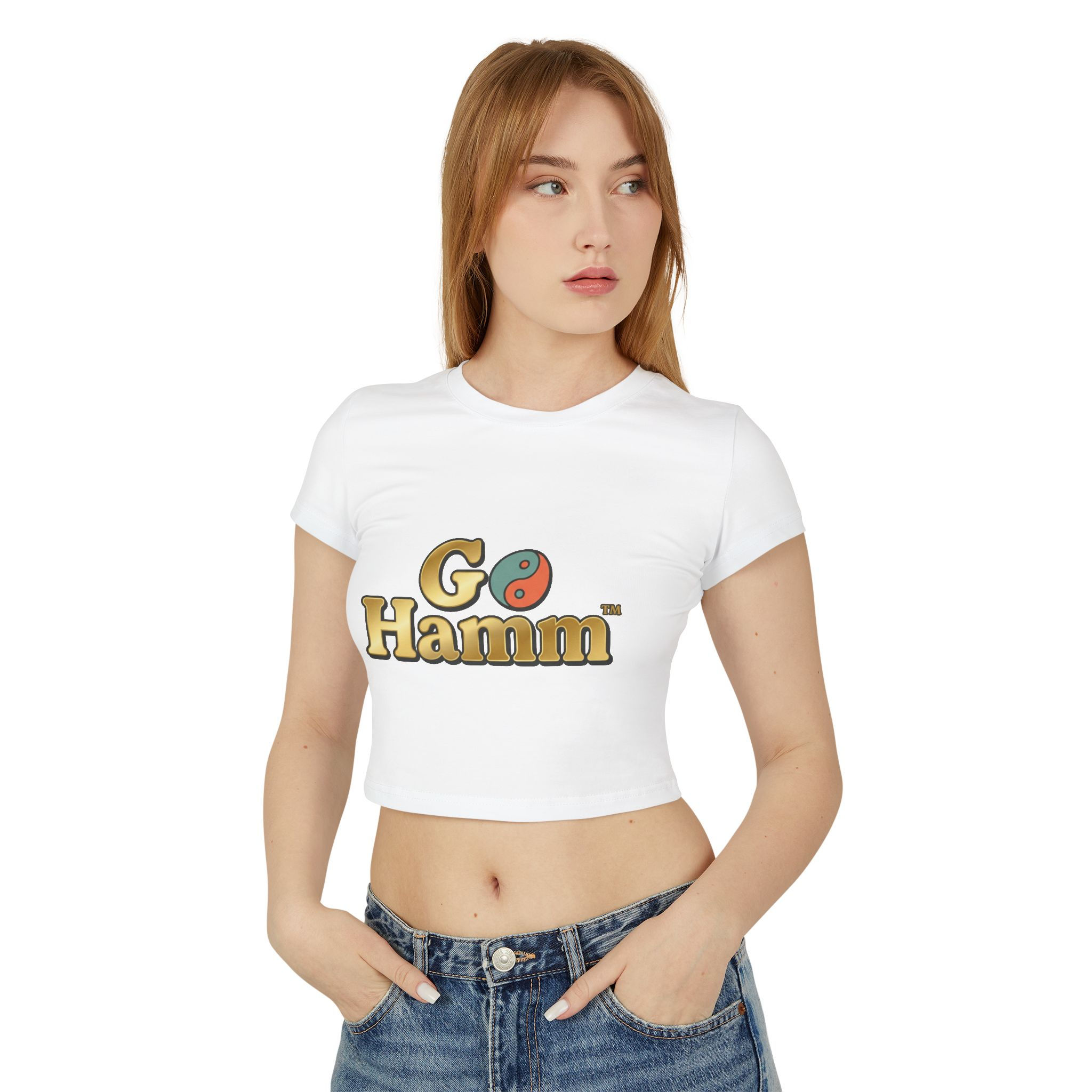 Graphic Baby Tee — "Go Hamm"