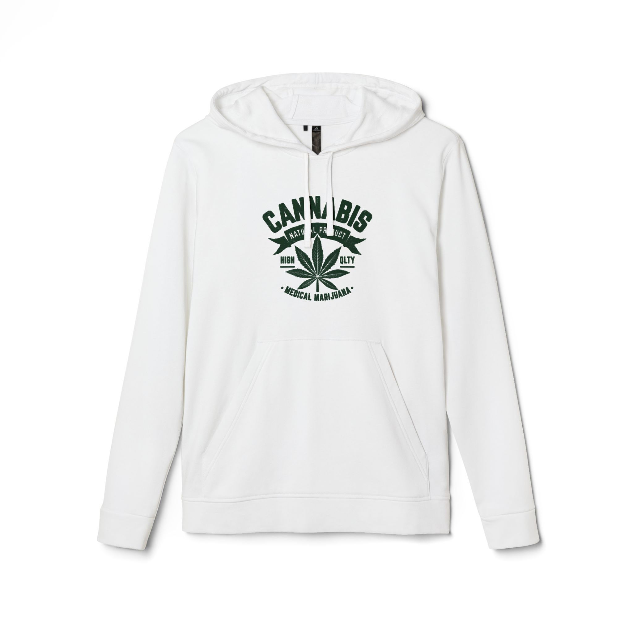 adidas® Unisex Fleece Hoodie (Cannabis)