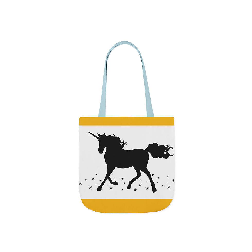 Thumbnail: Canvas Tote Bag, 5-Color Straps