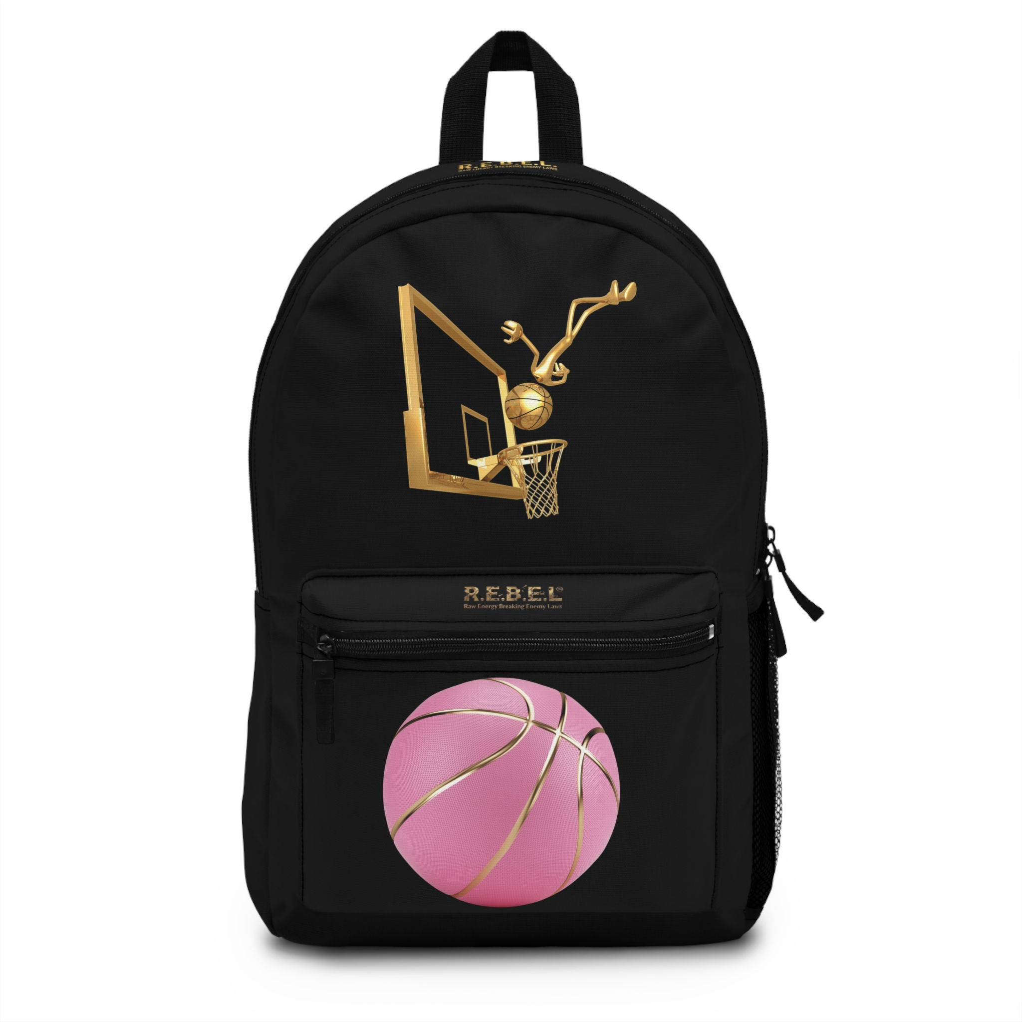 Go Hamm Basketball Backpack — Unisex Baller Bag (G. L. Hamm Jr. Inspired) Black