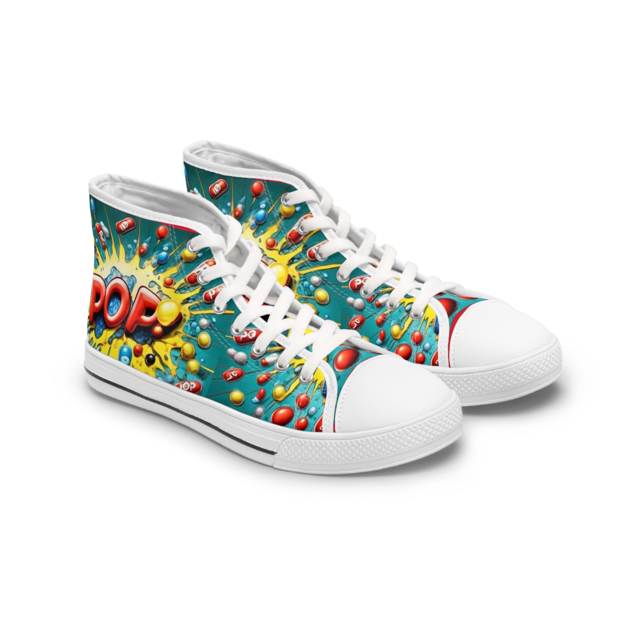 Women's High Top Sneakers (Poppa Pop)