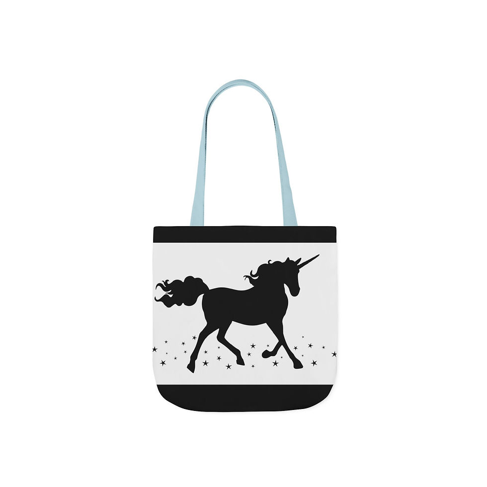 Thumbnail: Canvas Tote Bag, 5-Color Straps