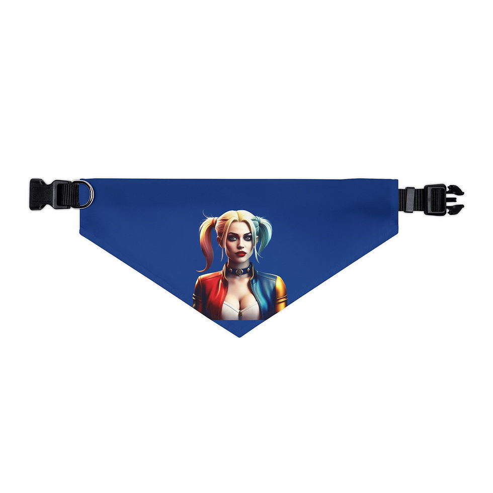 Thumbnail: (Harley Quinn)Pet Bandana Collar