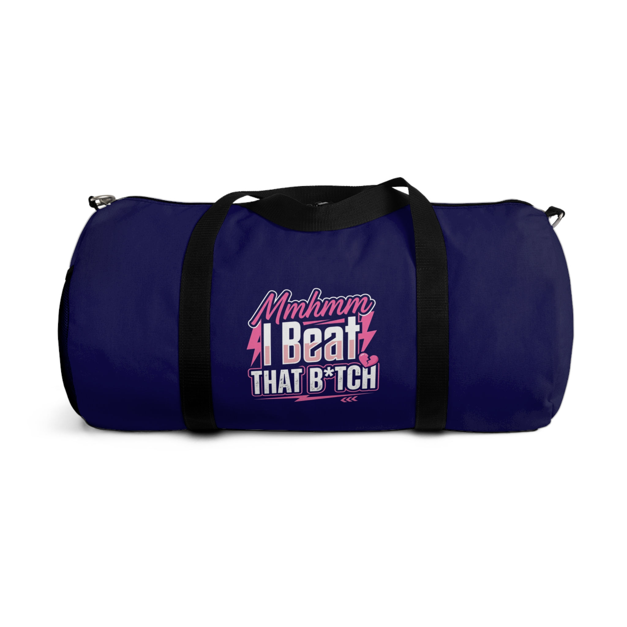 Breast Cancer Survivor Duffel Bag — "I Beat That B*tch" Support Gym Travel Bag