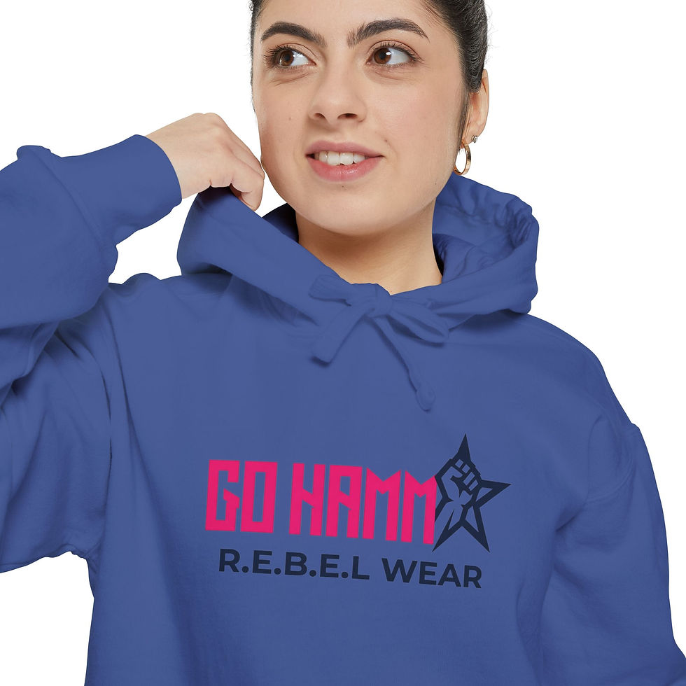 Thumbnail: Go HAM R.E.B.E.L. Wear Hoodie — Bold Streetwear Pullover