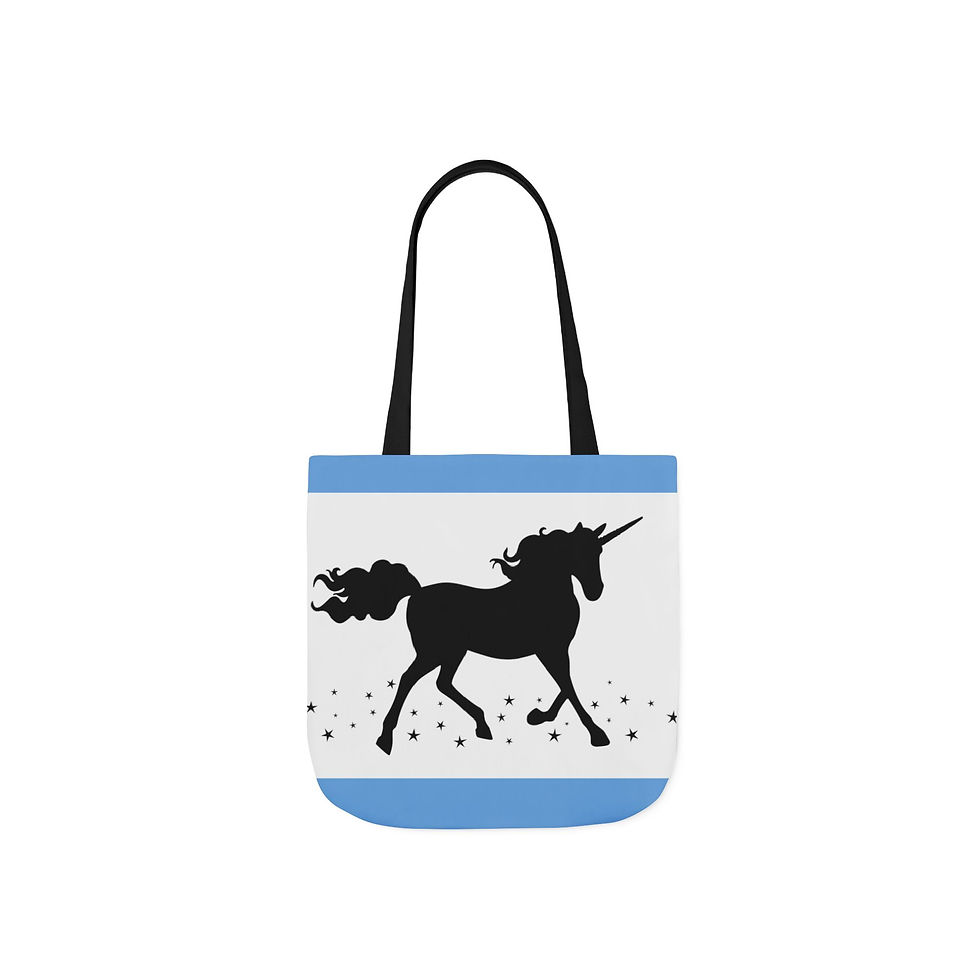 Thumbnail: Canvas Tote Bag, 5-Color Straps