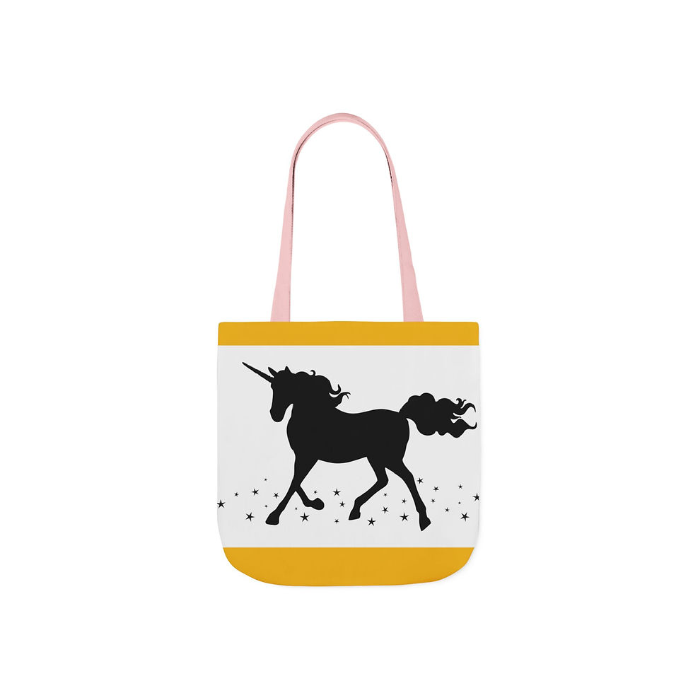 Thumbnail: Canvas Tote Bag, 5-Color Straps