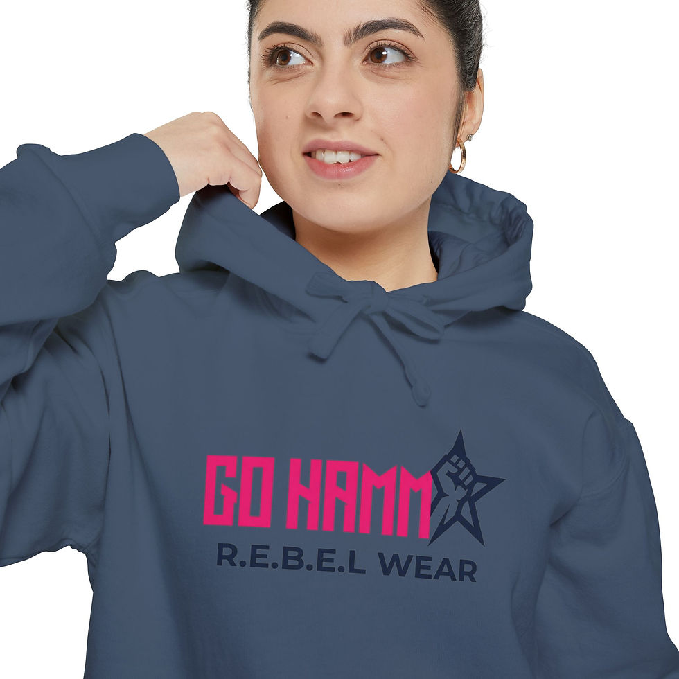 Thumbnail: Go HAM R.E.B.E.L. Wear Hoodie — Bold Streetwear Pullover