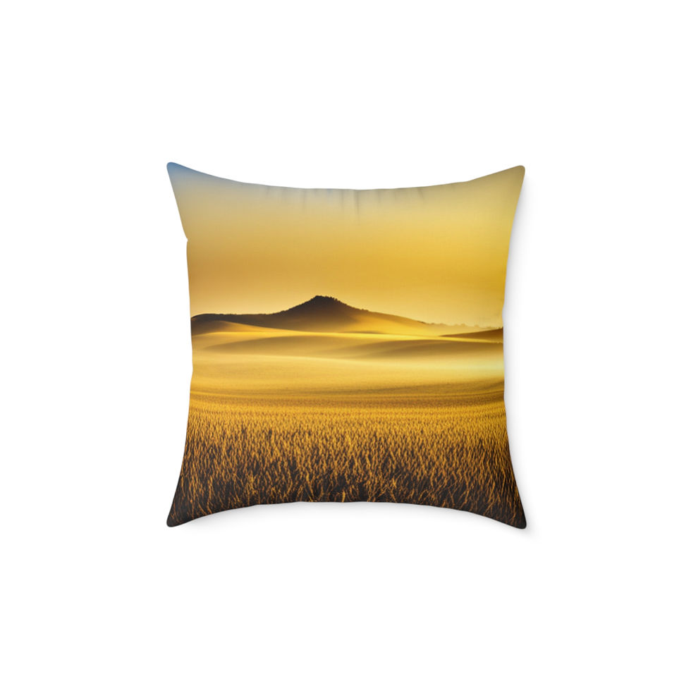 Thumbnail: Square Poly Canvas Pillow - “Matching Set” Lions