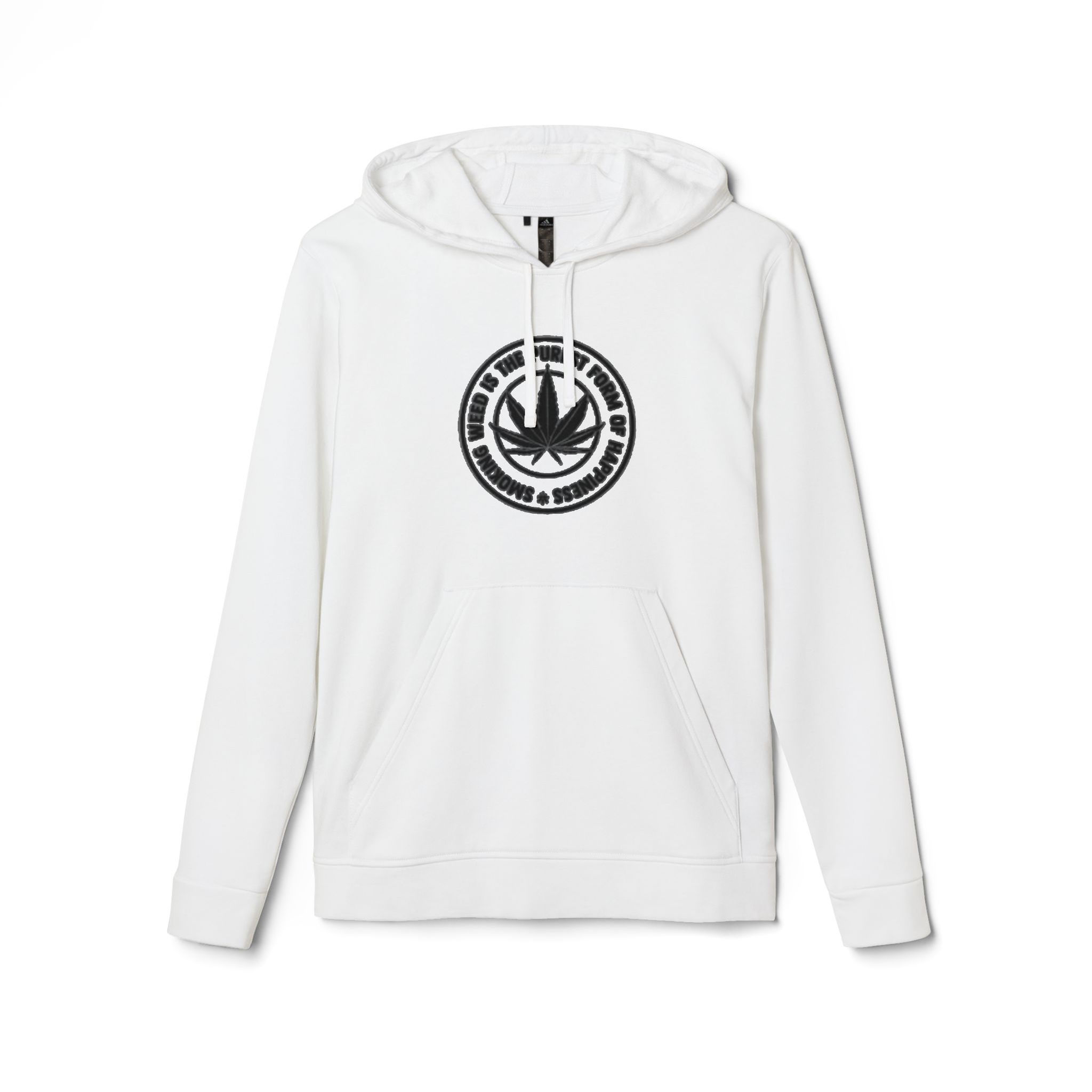 adidas® Unisex Fleece Hoodie (Happy Leaf)