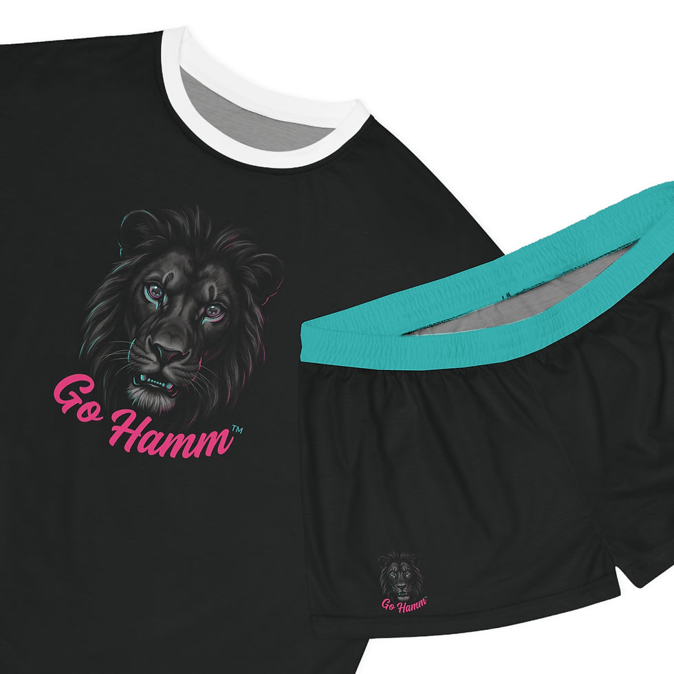 Thumbnail: "Go Hamm" Women's Pajama Set — Cute Nightwear Shorts & Tee