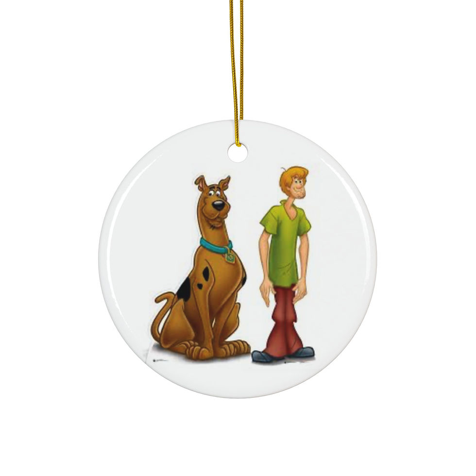 Thumbnail: Ceramic Ornaments, 2-Side Print, (1pc, 3pcs, 5pcs, 10pcs)