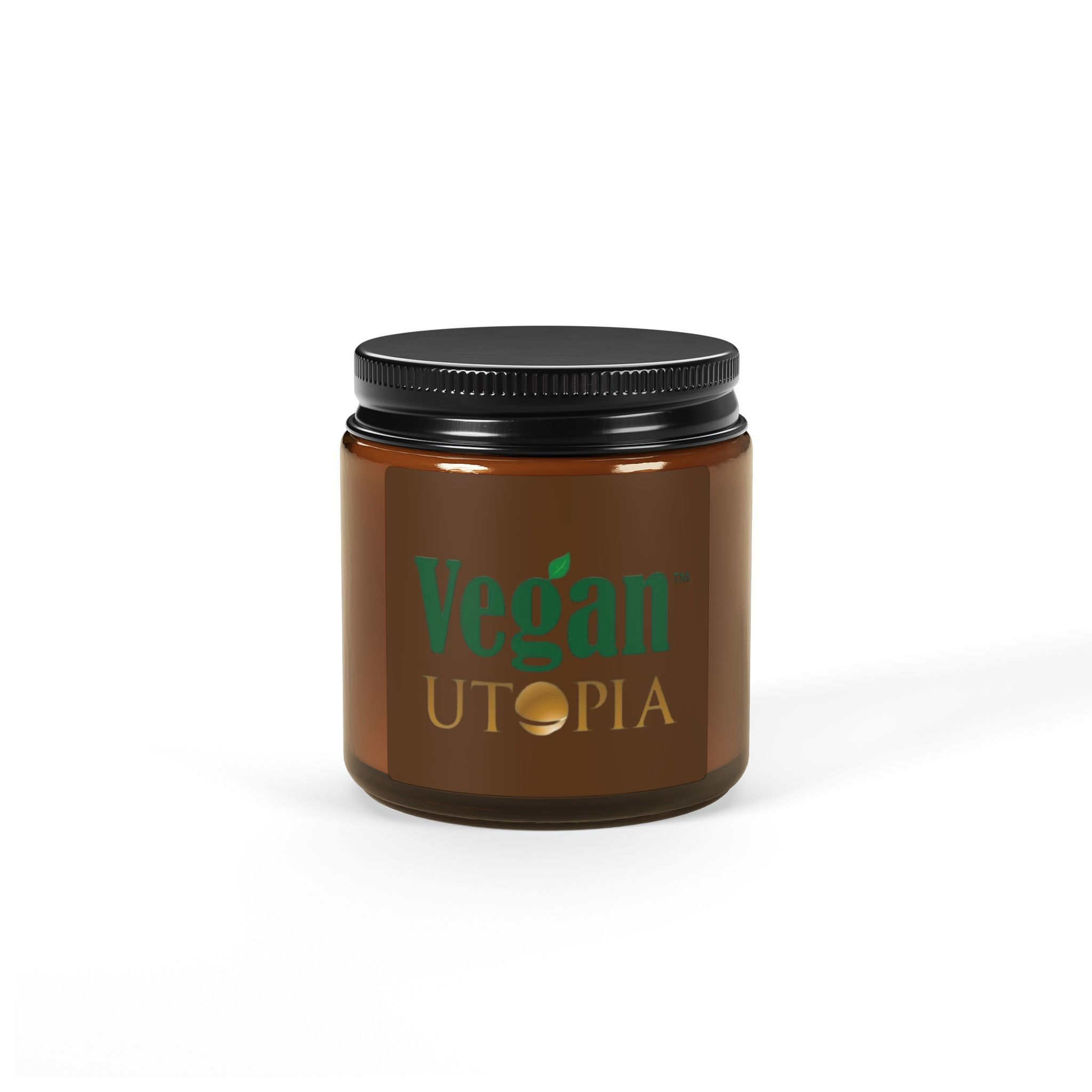 Scented Soy Candle (Multi-Size, Amber Jar)