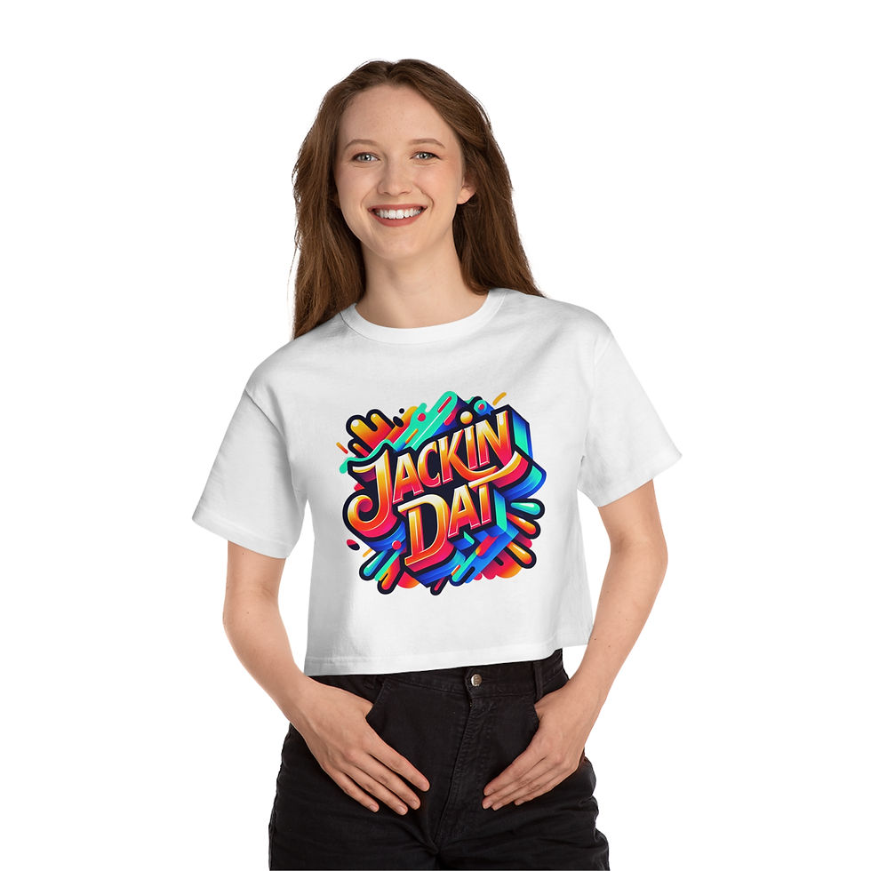 Thumbnail: Champion Women's Heritage Cropped T-Shirt (JD)
