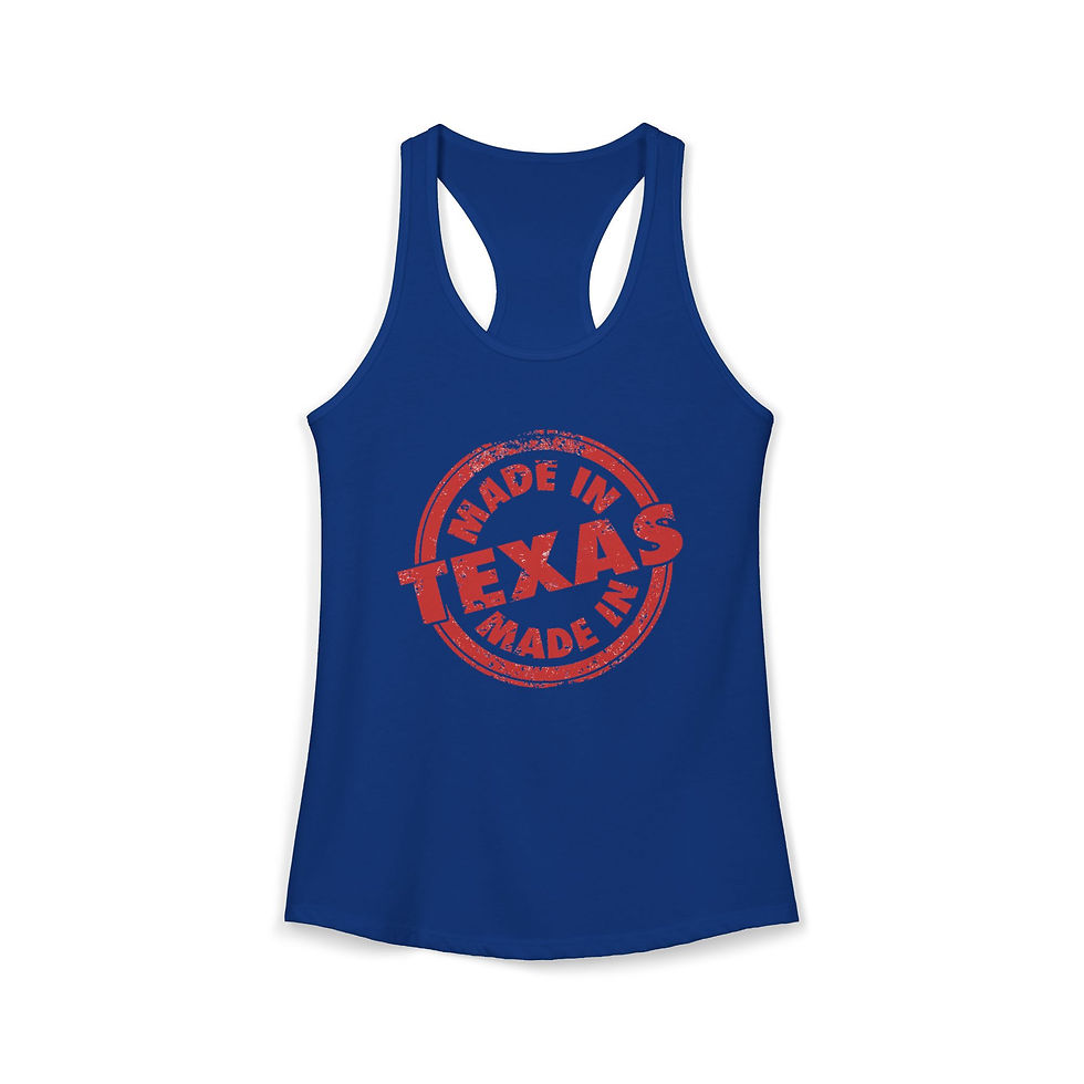 Thumbnail: Women's (Texas) Racerback Tank Top