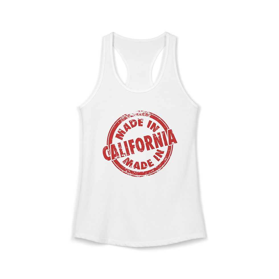 Thumbnail: Women's Made In California Ideal Racerback Tank