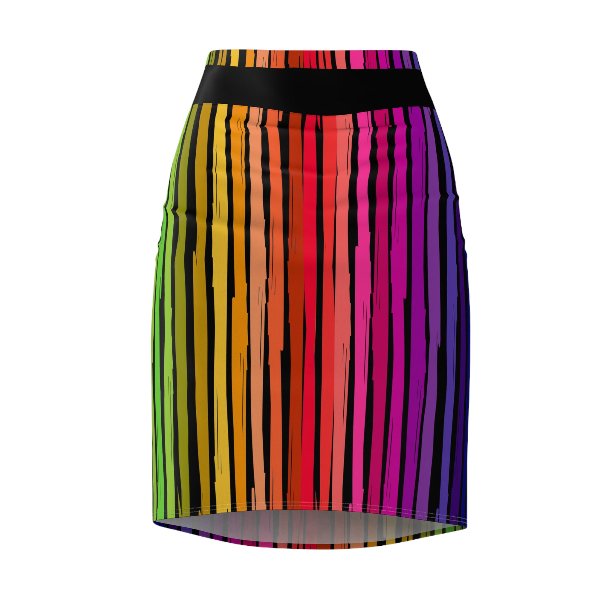 Women's Pencil Skirt (Strips)