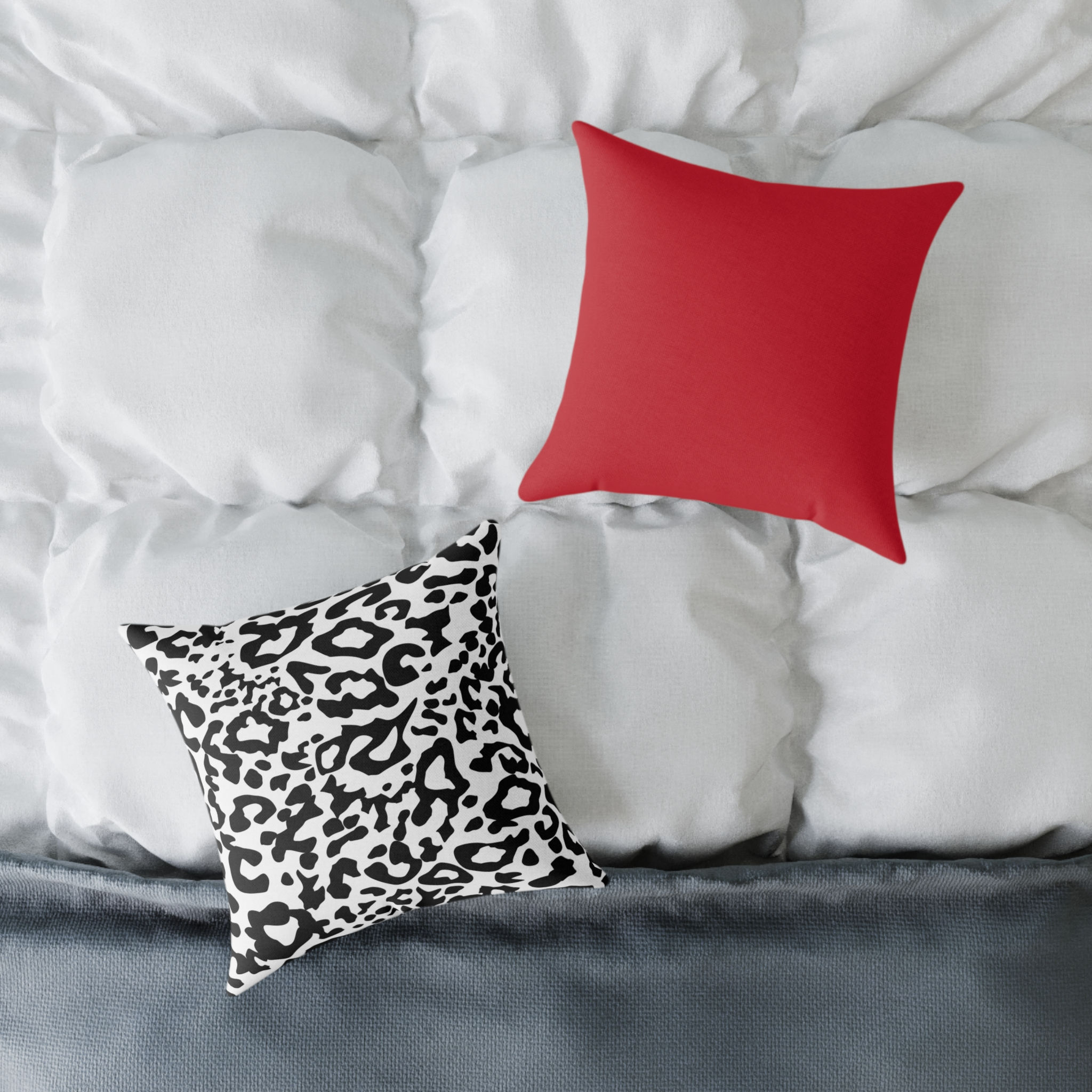 Square Poly Canvas Pillow 2sides
