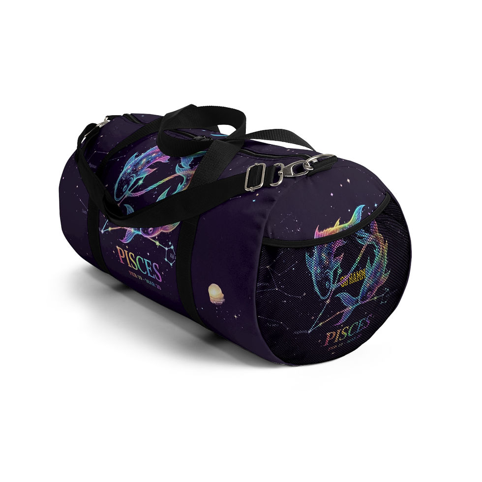 Thumbnail: Pisces Zodiac Duffel Bag