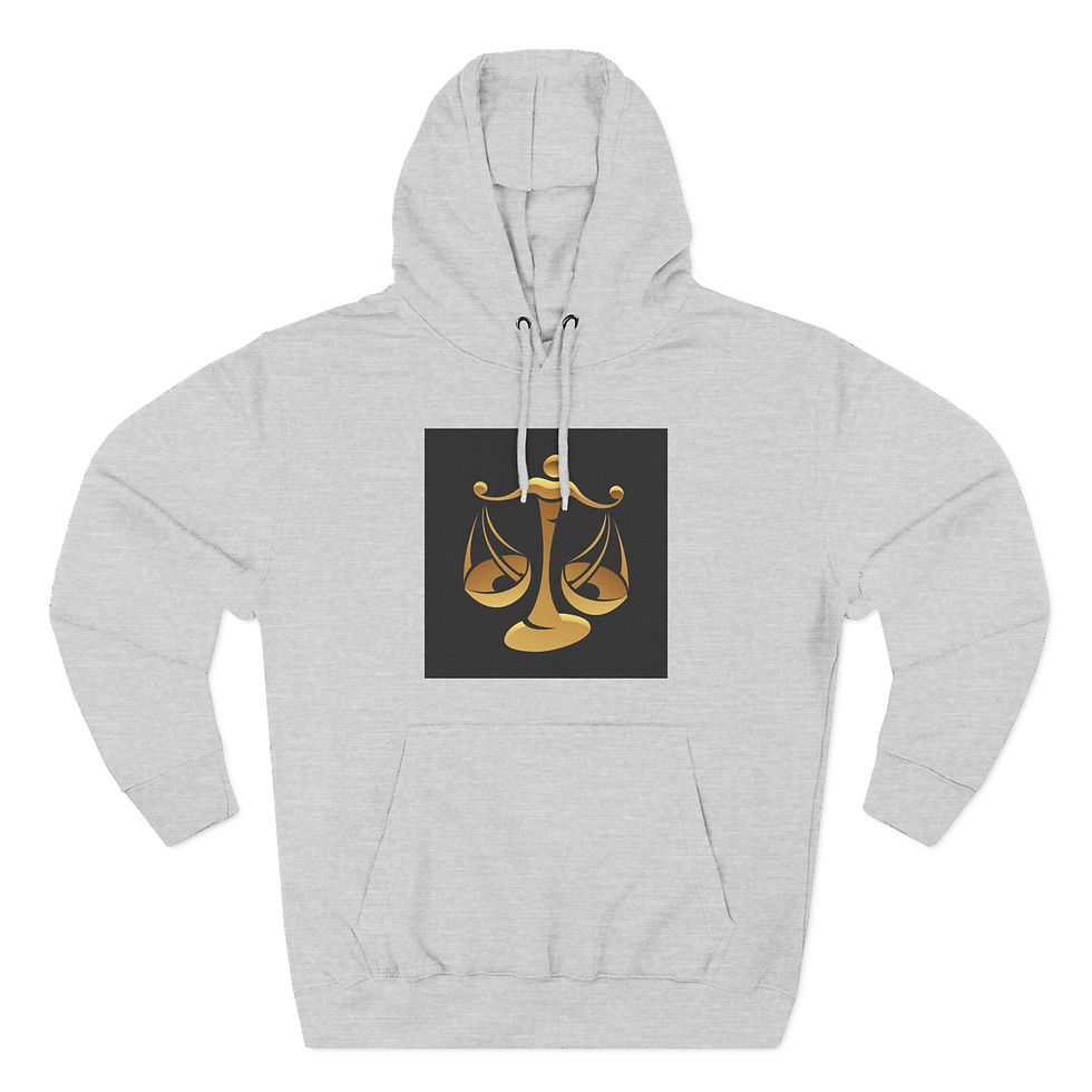 Thumbnail: Three-Panel Fleece Hoodie (Libra)