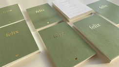 dt printSolutions Sint-Truiden geboortekaartje foliedruk