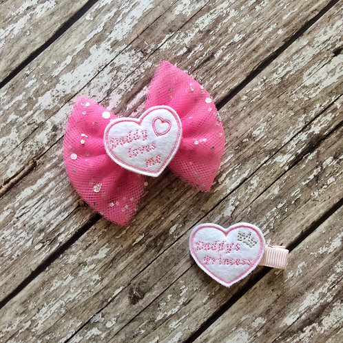 Daddy's Princess Hair Bow Collection