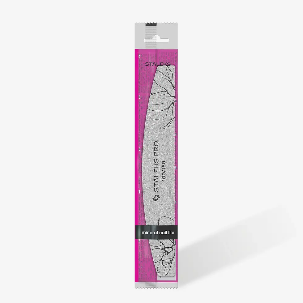 Minijatura: Premium rašpica za nokte polumjesec 100/180 grit, safe pack, Staleks