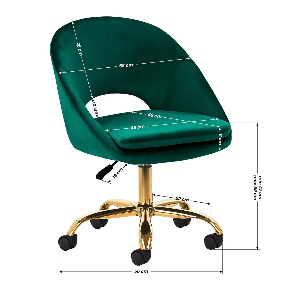 Minijatura: Salonska stolica 4Rico QS-MF18G (zelena)