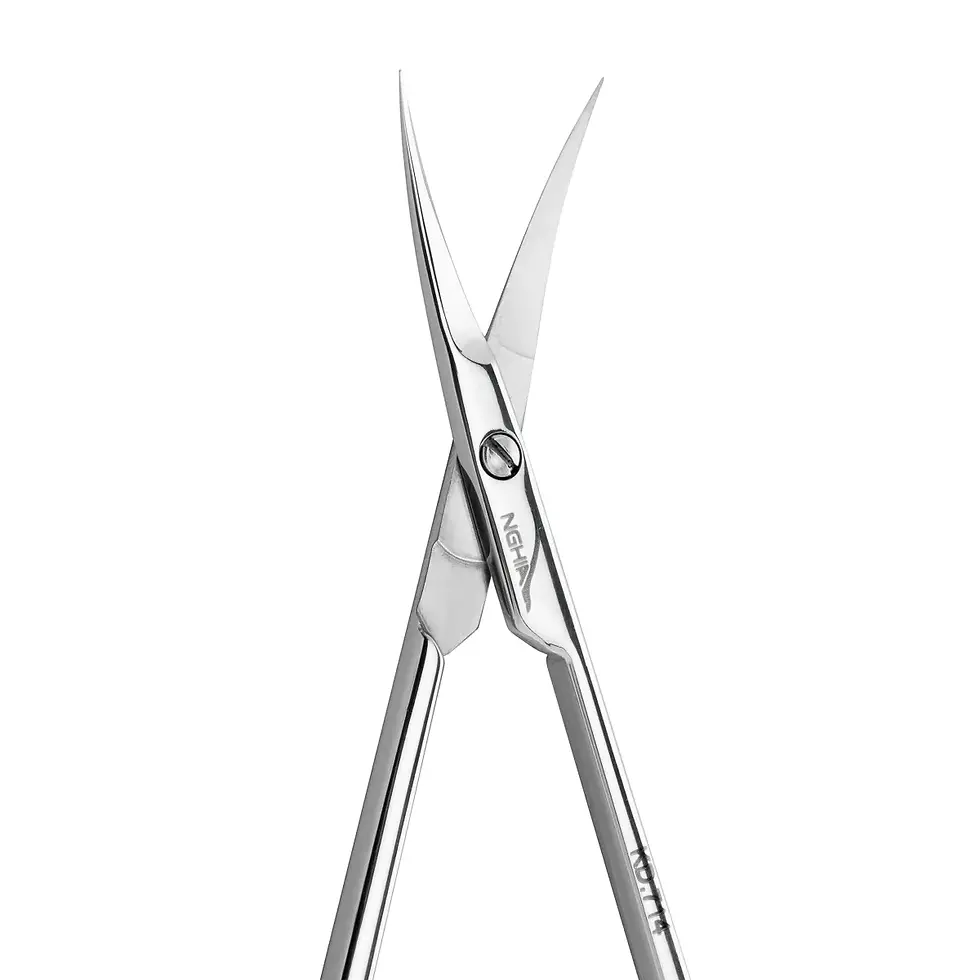 Minijatura: Škarice za zanoktice 20 mm/10.3 cm (polirane), Nghia KD.714