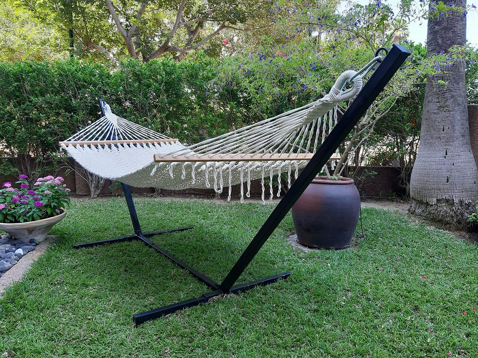 תמונה ממוזערת: סטנד יוקרתי לערסל שכיבה לגינה