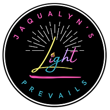 logo for jaqualyn's light prevails