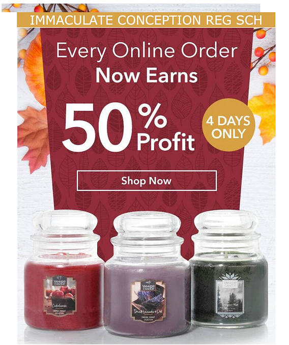 Yankee Candle Fundraiser