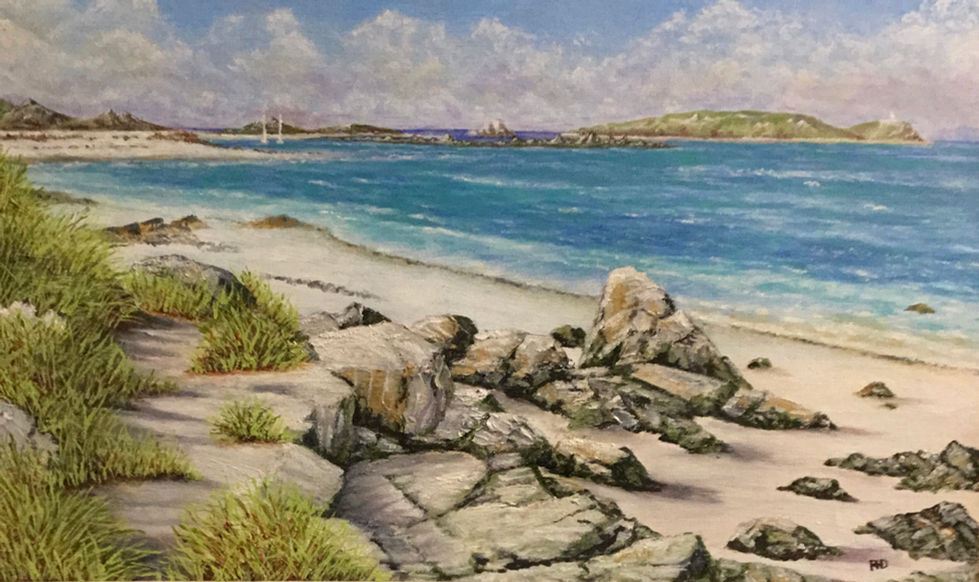 View to St Martins, Scilly
